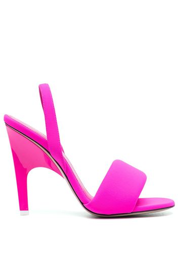 The Attico Rem 105mm slingback sandals - Pink