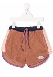 The campamento logo-patch detail shorts - Brown