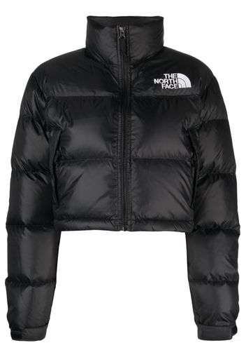 The North Face Nuptse padded cropped jacket - Black