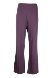 Thierry Mugler Pre-Owned high-waisted straight-legged trousers - Purple