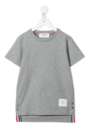 Thom Browne Kids jersey short sleeve T-shirt - Grey