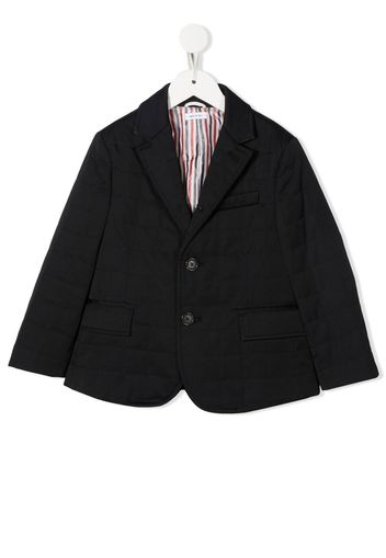 Thom Browne Kids buttoned single-breasted blazer - Blue