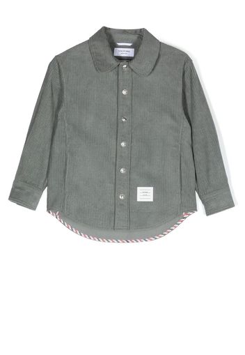 Thom Browne Kids corduroy shirt jacket - Grey