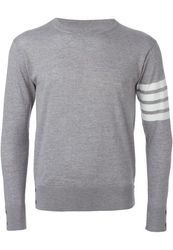 Thom Browne 4-Bar Merino Pullover - Grey