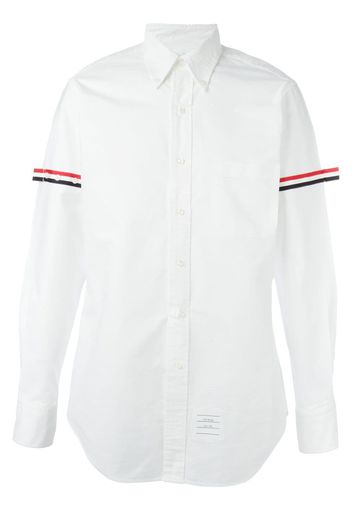 Thom Browne Grosgrain Armband Oxford Shirt - White