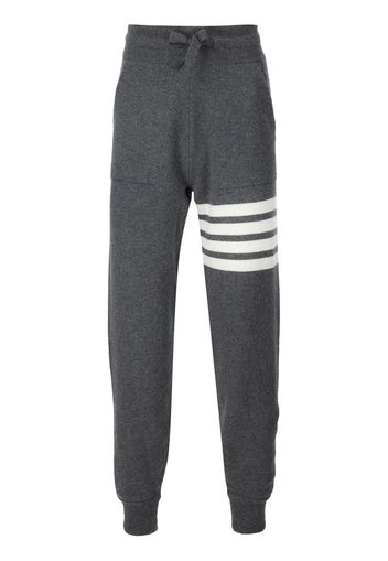 Thom Browne stripe detail sweatpants - Grey