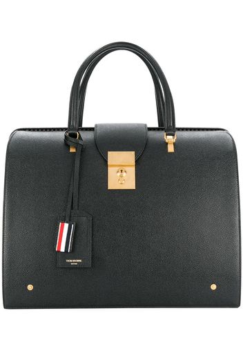 Thom Browne Pebbled Leather Mr. Thom Bag - Black