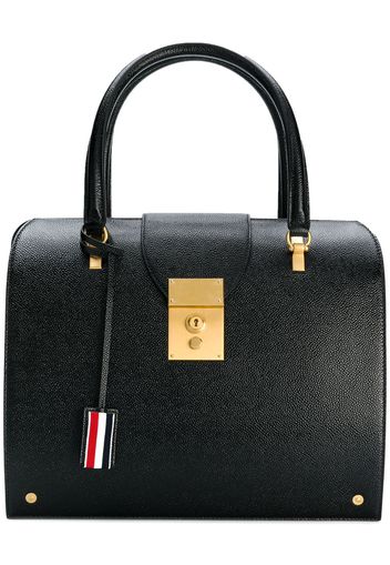 Thom Browne MRS. THOM LUCIDO LEATHER BAG - Black