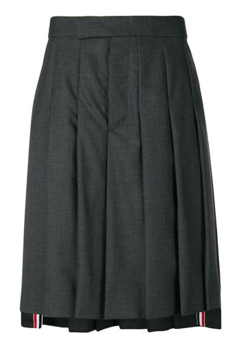 Classic-Rise Pleated Skirt