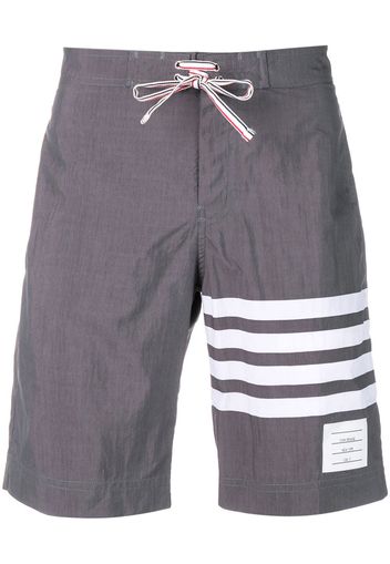 Thom Browne 4-bar Swim Tech Board Short - Grey