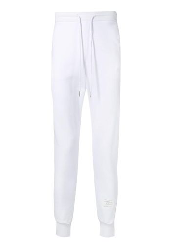 Thom Browne signature stripe track trousers - White