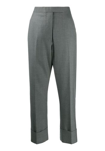 Thom Browne Super 120s Mens Fit Trousers - Grey