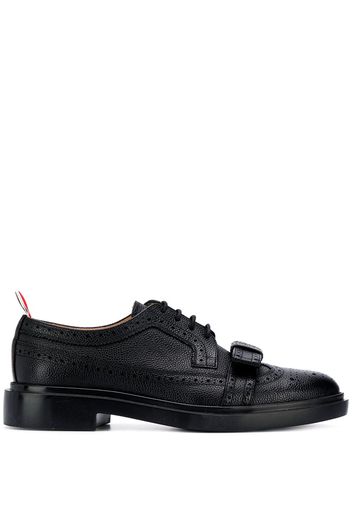 Thom Browne Brogued Bow Longwing - Black