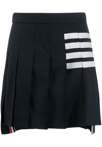 4-Bar pleated mini skirt