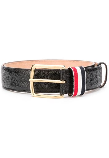 striped loop pebbled belt