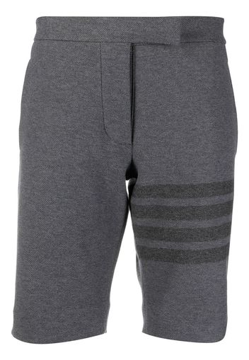 Thom Browne 4-Bar stripe twill shorts - Grey