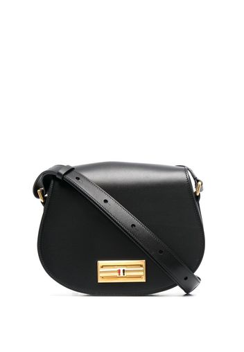 Thom Browne small RWB-lock shoulder bag - Black