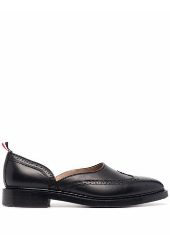 Thom Browne D'orsay slip-on loafers - Black