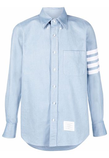 Thom Browne 4-Bar long-sleeve shirt - Blue