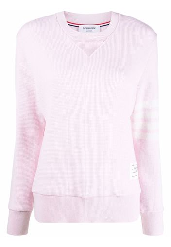 Thom Browne 4-Bar crew-neck sweatshirt - Pink