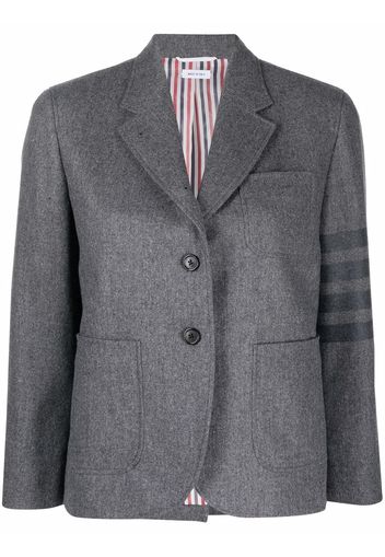 Thom Browne 4-Bar stripe single-breasted blazer - Grey