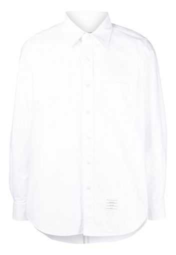 Thom Browne cotton pocket shirt - White