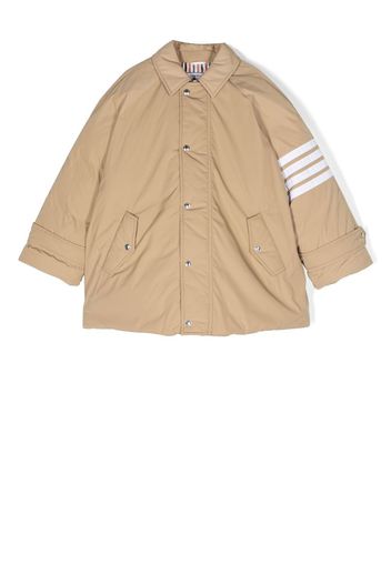 Thom Browne button-up bomber jacket - Neutrals