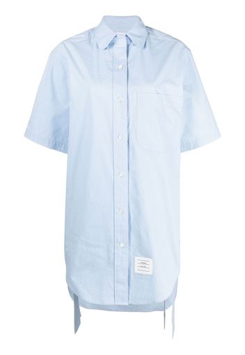 Thom Browne short-sleeve shirt dress - Blue