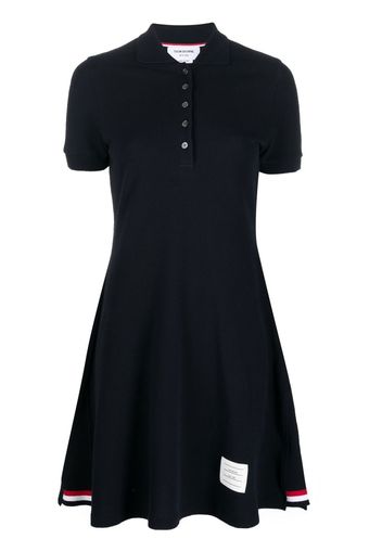 Thom Browne pique short-sleeve tennis dress - Blue