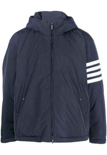 Thom Browne 4-Bar stripe bomber jacket - Blue