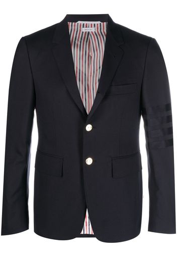 Thom Browne signature-stripe single-breasted blazer - Blue