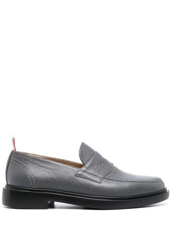 Thom Browne classic penny leather loafers - Grey