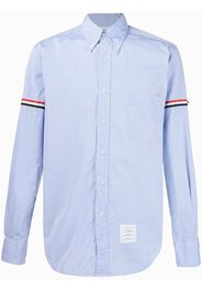 Thom Browne striped sleeve shirt - Blue