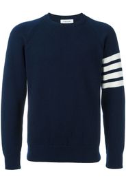 Thom Browne 4-Bar French Terry Cashmere Sweatshirt - Blue