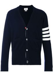 Thom Browne 4-Bar Cashmere Cardigan - Blue