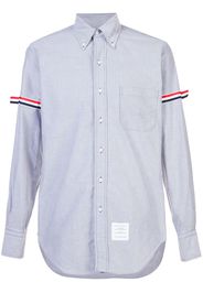 Thom Browne Grosgrain Armband Oxford Shirt - Blue