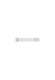 Thom Browne 4-Bar Silver Long Tie Bar - Metallic