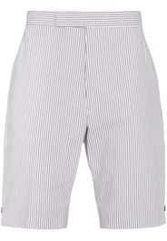 Thom Browne striped linen shorts - Grey