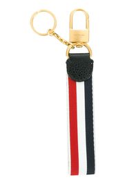 Thom Browne Brass Twill-edged Keyring - Multicolour