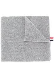 Thom Browne Ribbed Cashmere Scarf - Grey