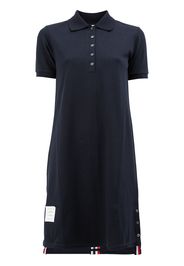 Thom Browne Striped Pique Polo Dress - Blue