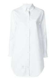 Thom Browne elongated button-down shirt - White