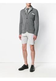 Thom Browne 4-Bar Straight-Fit Chambray Shirt - Grey