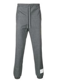 Thom Browne Elastic Hem Wool Track Trouser - Grey