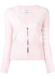 Thom Browne 4-Bar Cashmere Cardigan - Pink