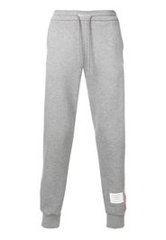 Thom Browne Rwb Stripe Loopback Sweatpants - Grey