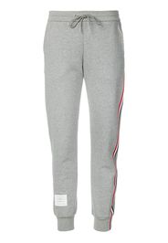 Thom Browne Classic Loopback Stripe Sweatpants - Grey