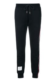 Thom Browne Navy Loopback Stripe Sweatpants - Blue