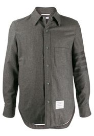 4-Bar stripe shirt jacket