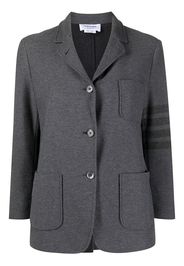 Thom Browne 4-Bar stripe twill sack jacket - Grey